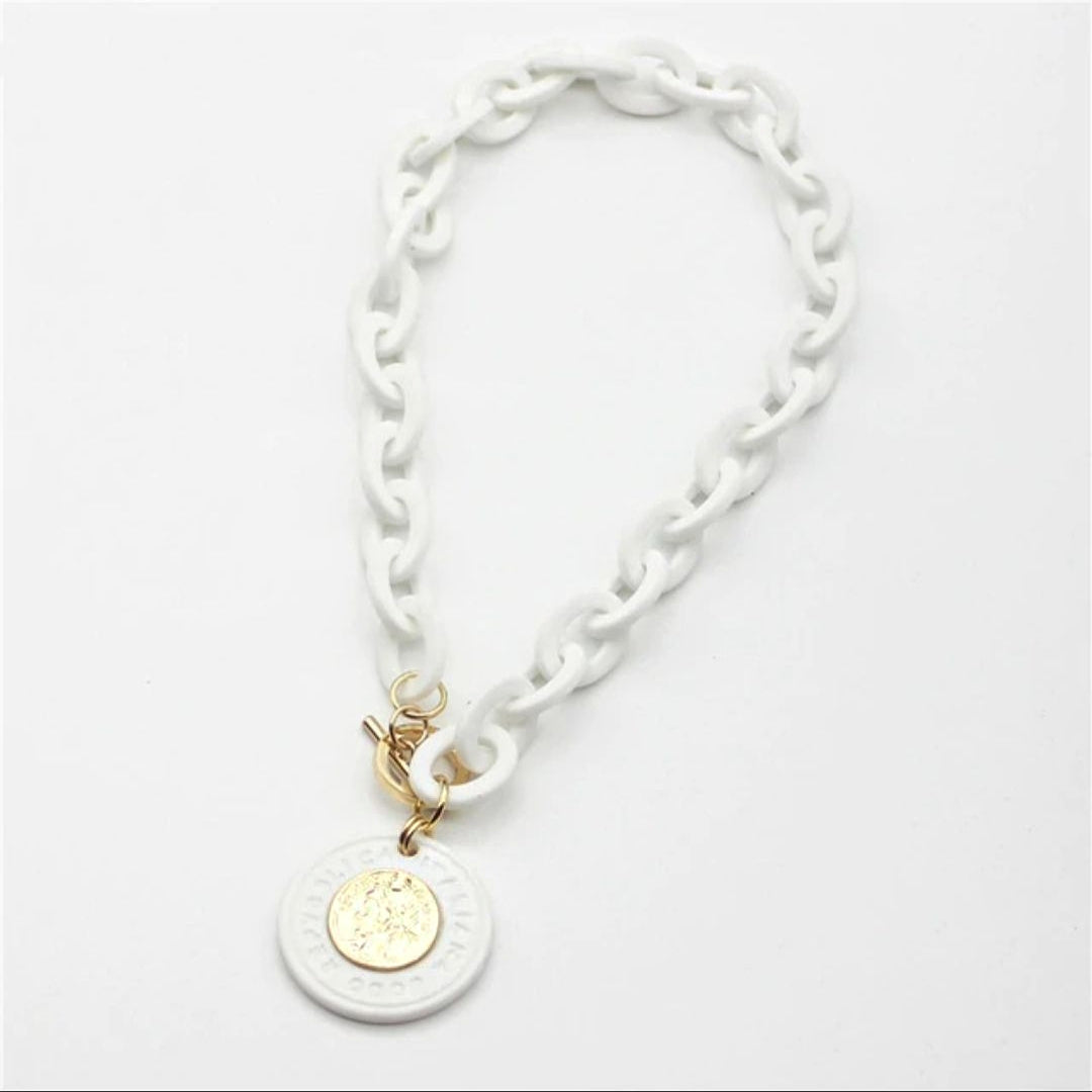 Coin Medallion Choker
