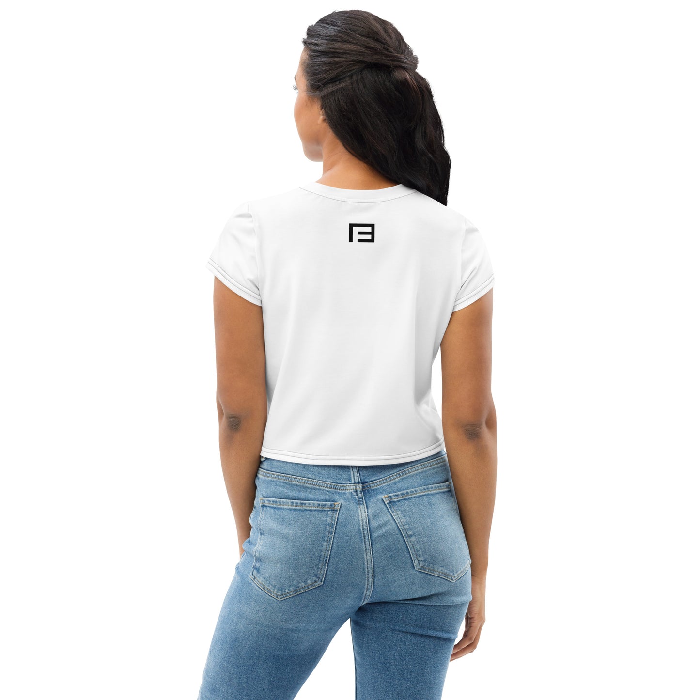Crop Tee - Blanc