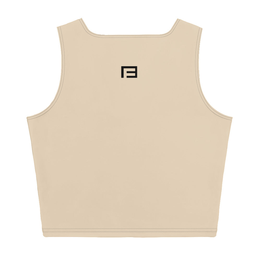 Crop Tank Top - Latte