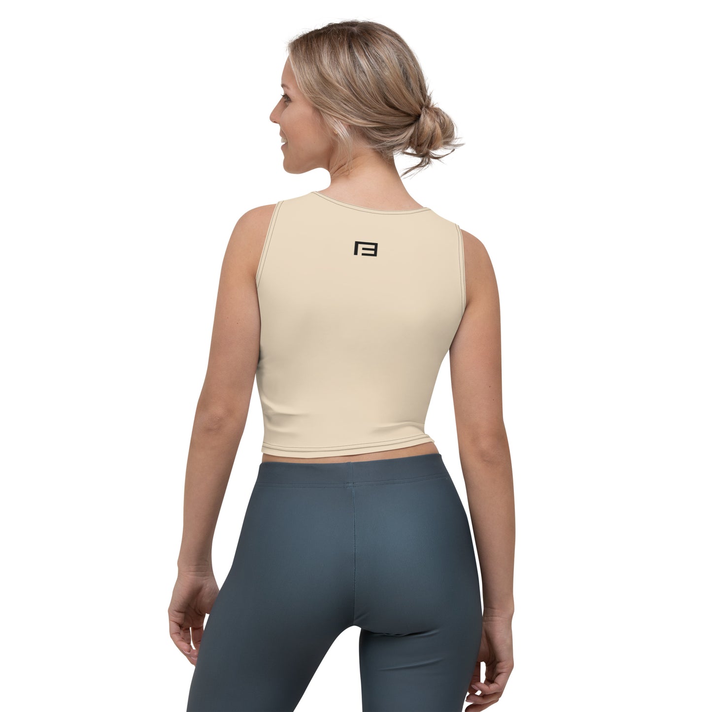 Crop Tank Top - Latte
