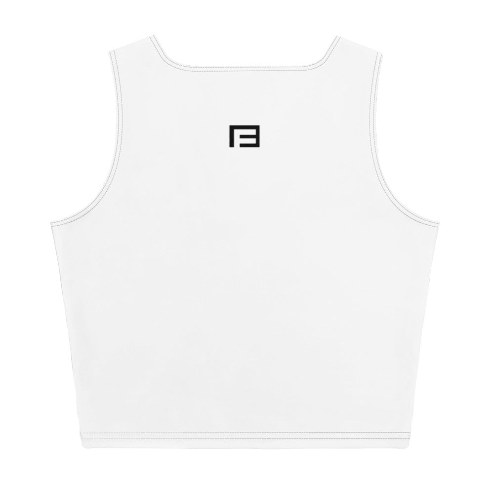 Crop Tank Top - Blanc