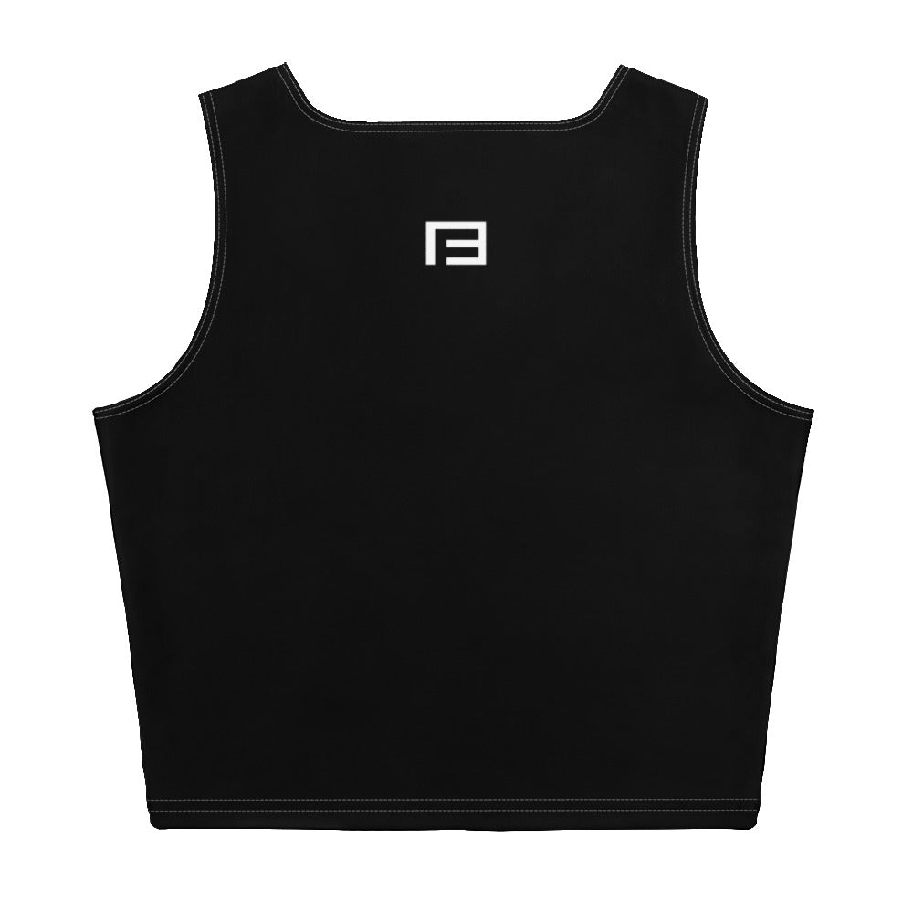 Crop Tank Top - Noir