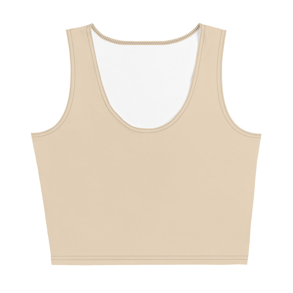 Crop Tank Top - Latte
