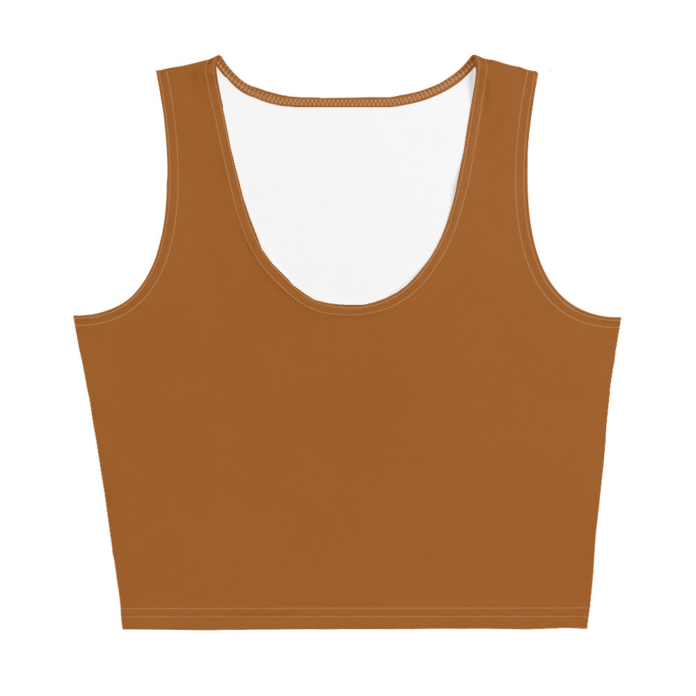 Crop Tank Top - Cocoa