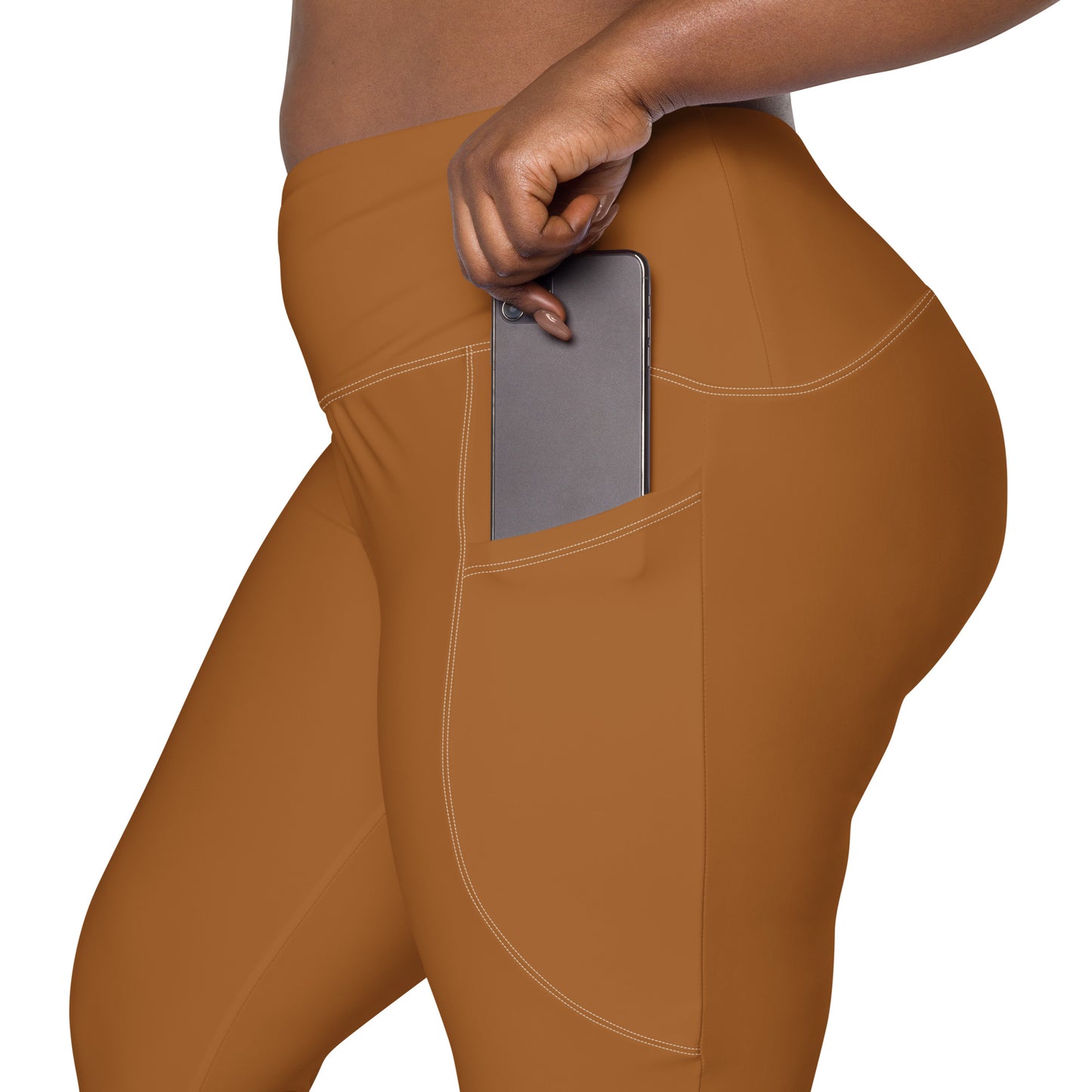 High Waist Leggings - Cocoa