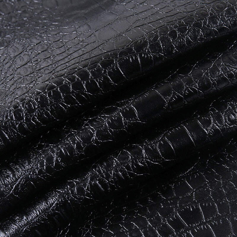 Leatherette Embossed Pant