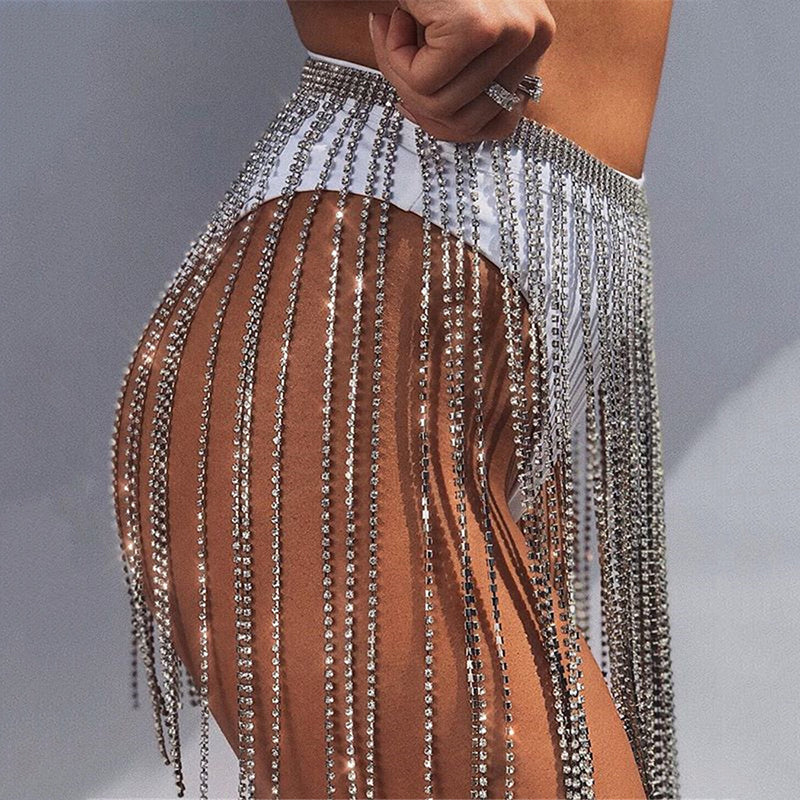 Crystal Tassel Skirt