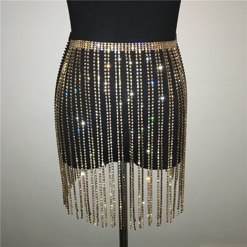 Crystal Tassel Skirt