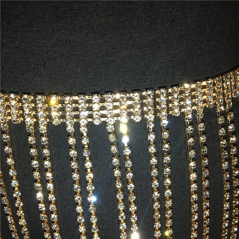 Crystal Tassel Skirt