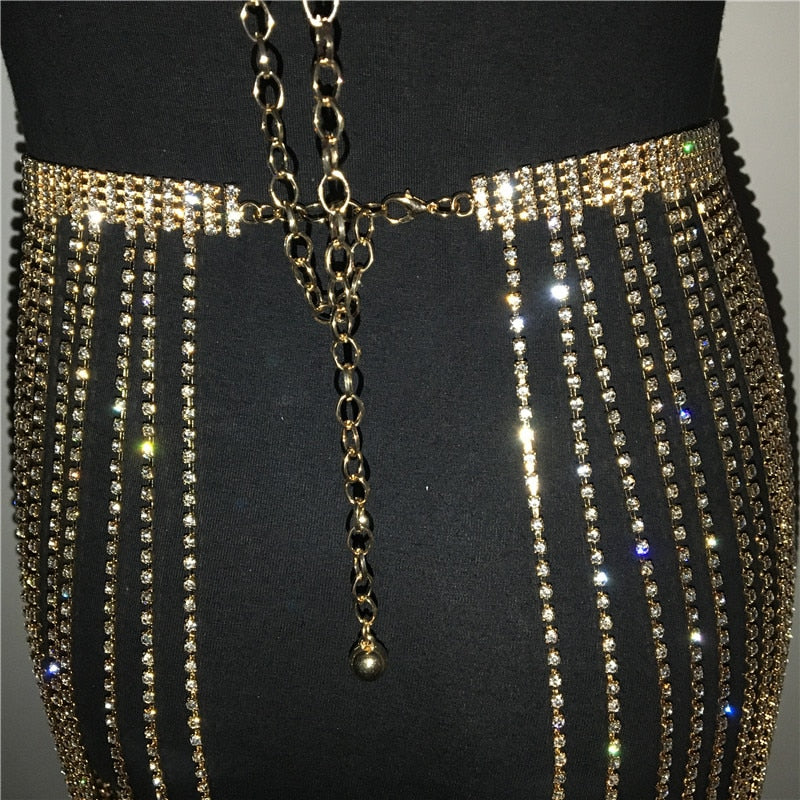 Crystal Tassel Skirt