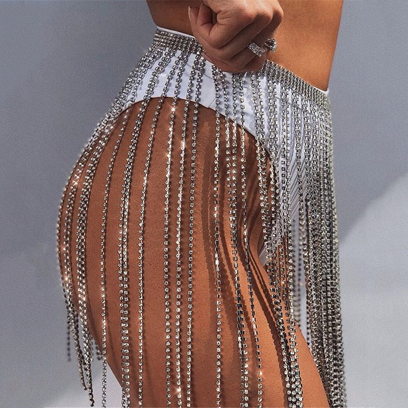 Crystal Tassel Skirt