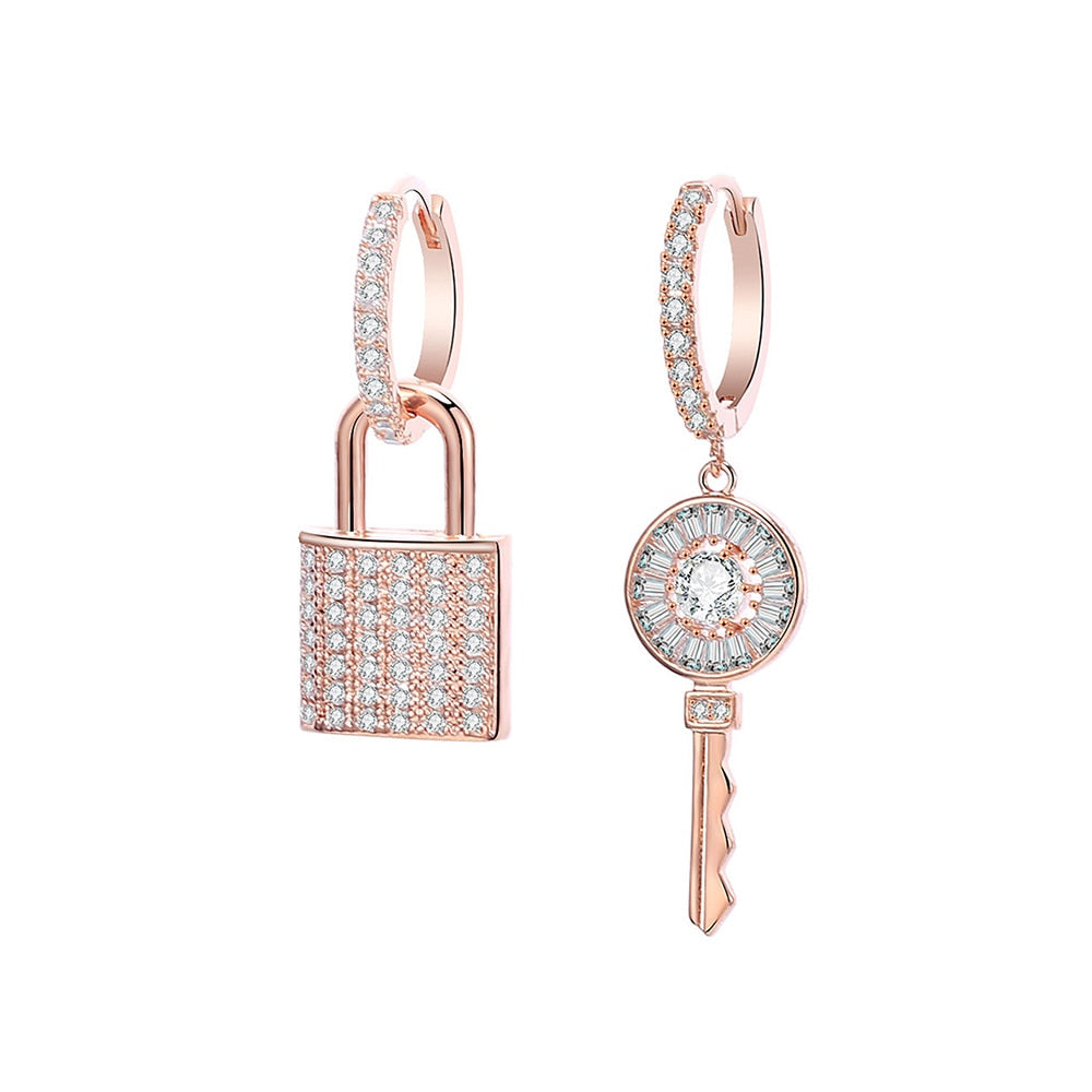 Lock & Key Earrings