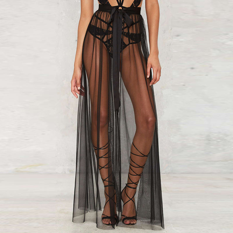 Sheer Chiffon Skirt