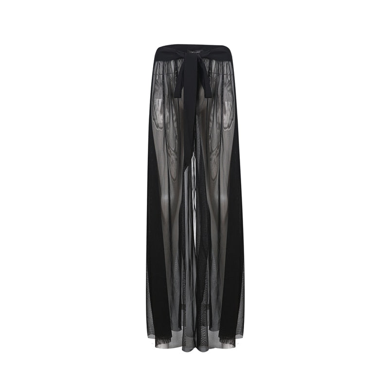 Sheer Chiffon Skirt