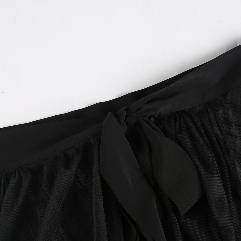 Sheer Chiffon Skirt