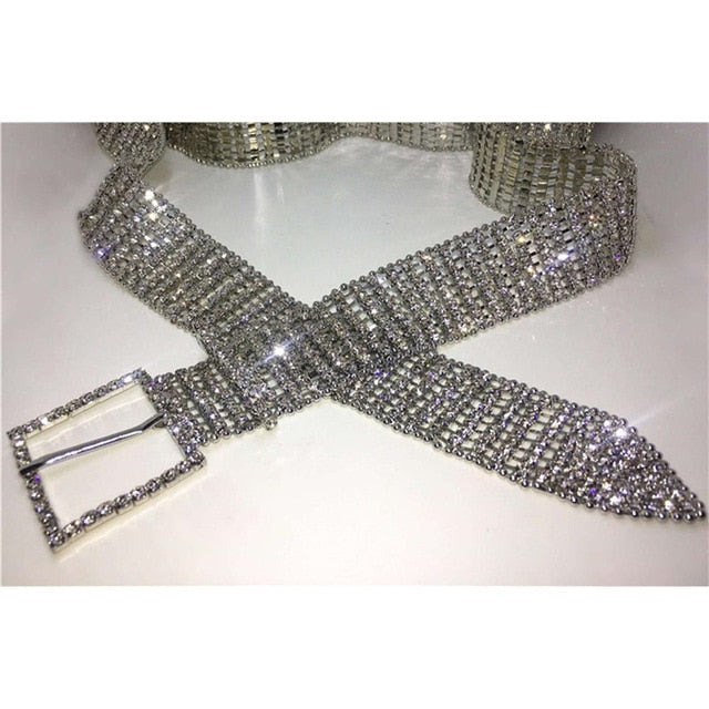 Lumi Rhinestone Belt