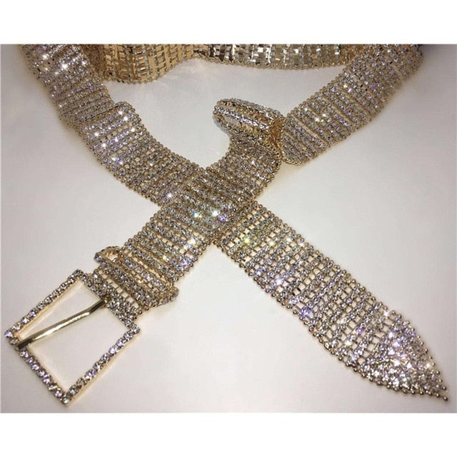 Lumi Rhinestone Belt