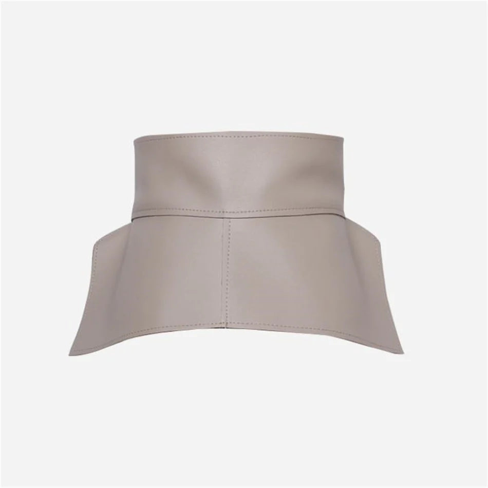 Leatherette Peplum Belt