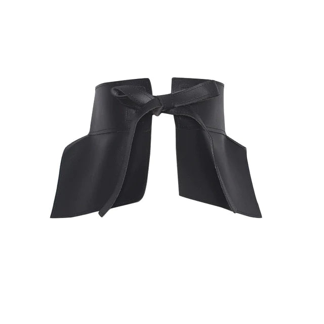 Leatherette Peplum Belt