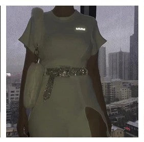 Lumi Rhinestone Belt