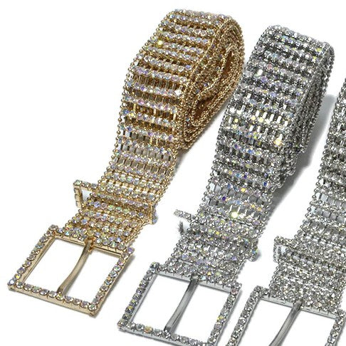Lumi Rhinestone Belt