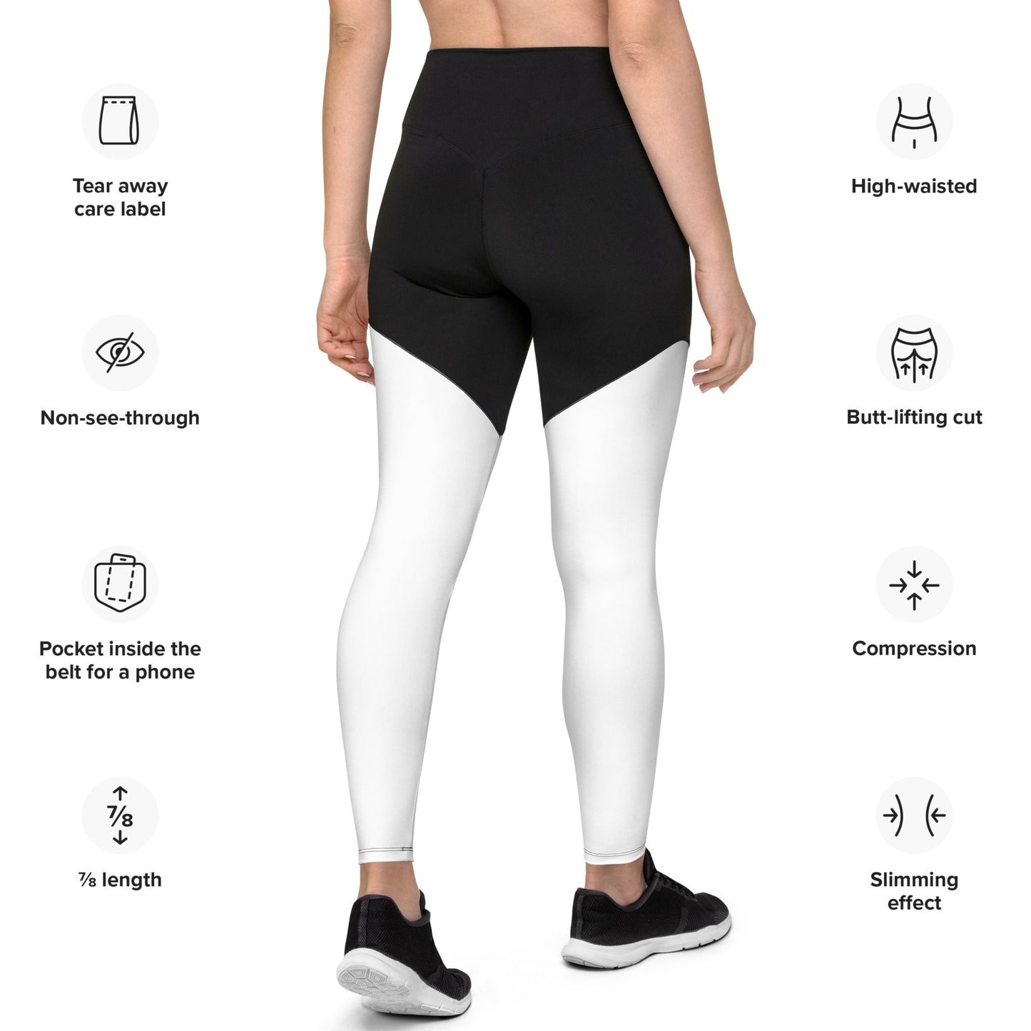 Sports Leggings - Blanc