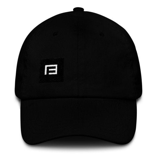'Low Key' Cap with Signature B Logo in Black