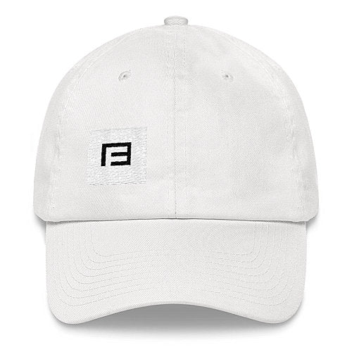 'Low Key' Cap with Signature B Logo in White