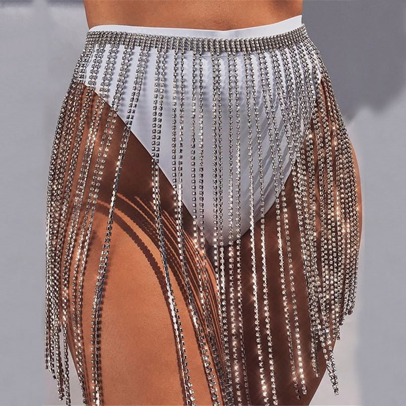 Crystal Tassel Skirt