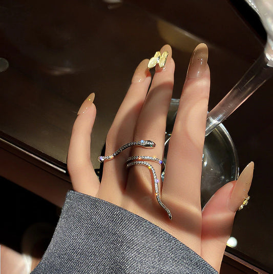 Serpent Cocktail Ring