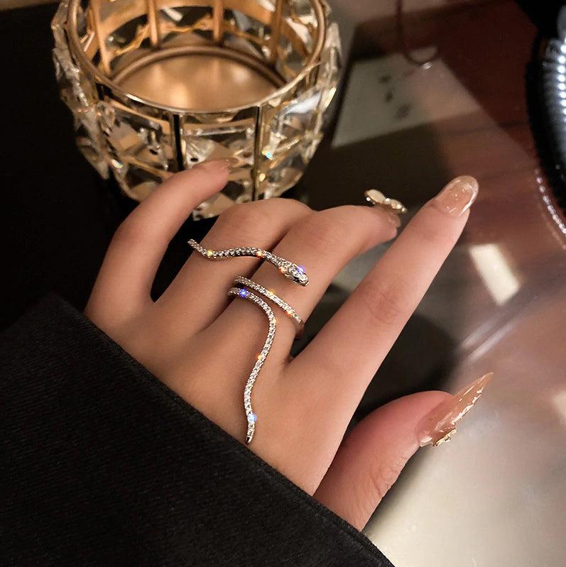 Serpent Cocktail Ring