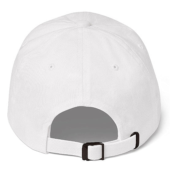 'Low Key' Cap with Signature B Logo in White – BARRI